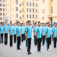 百炼成钢！少林延鲁武术学校武术考核进行中