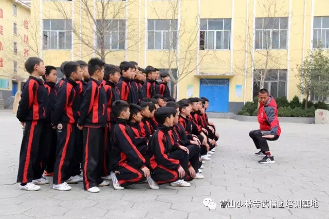 少林武术学校学生
