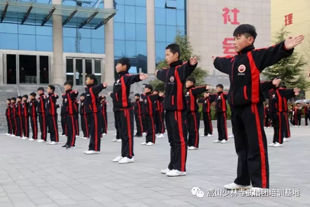 少林武术学校学生