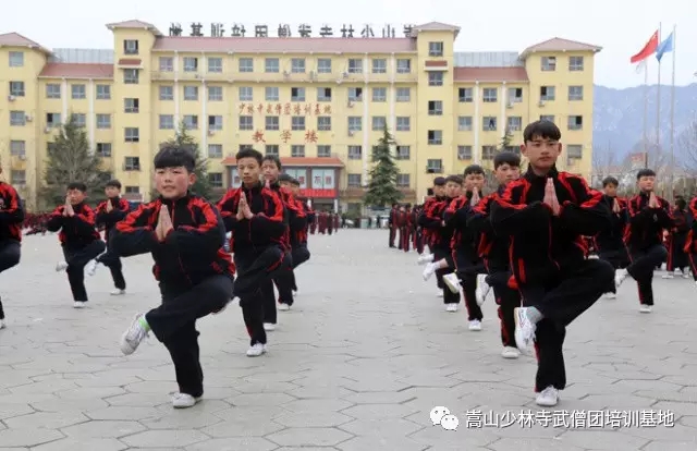 少林武术学校学生